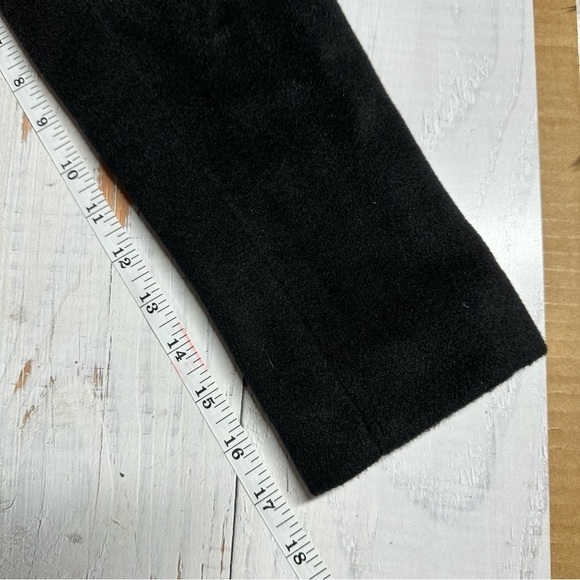 Sam Edelman Wool Blend Double Breasted Black Coat Jacket size 2 - Picture 7 of 7